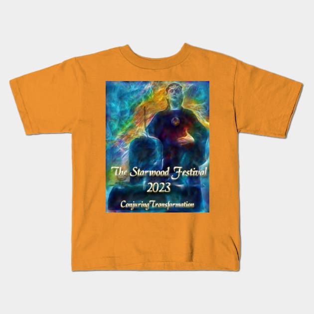 The 2023 Starwood Festival - Conjuring Transformation Kids T-Shirt by Starwood!